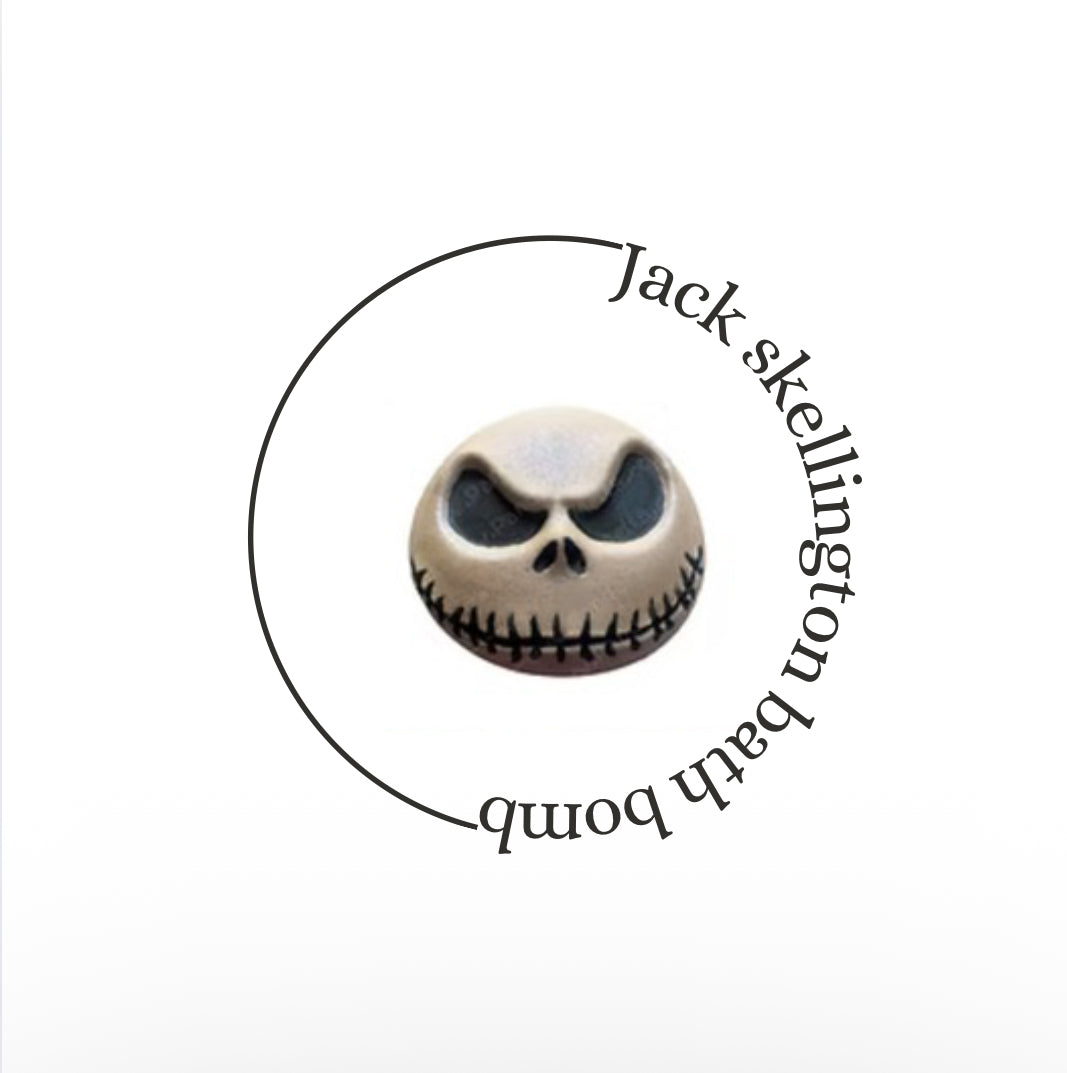 Jack skellington bath bomb 💀
