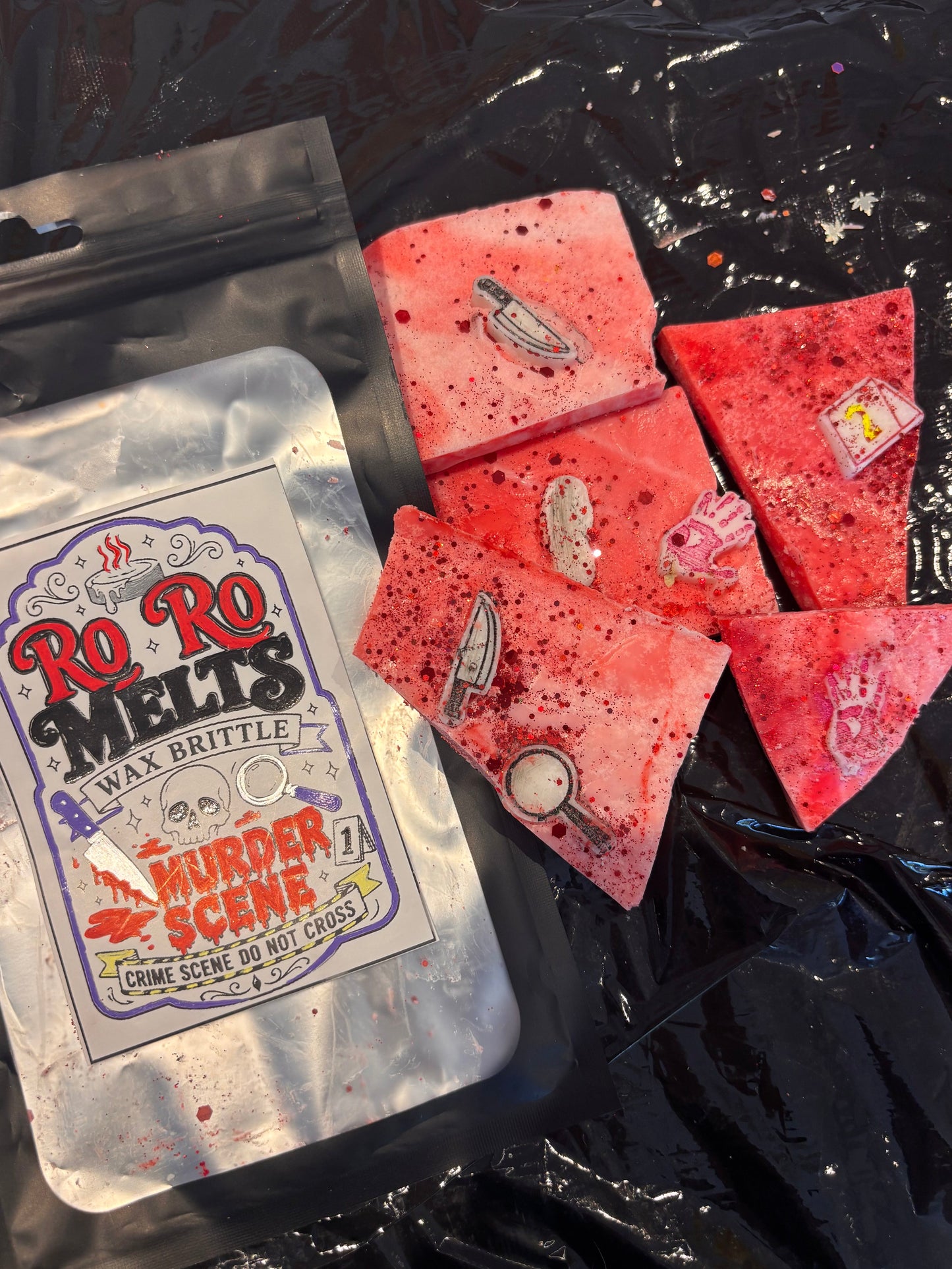 Crime scene wax brittle